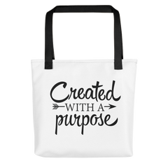 Created with a Purpose - Tote Bag