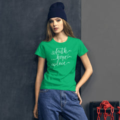 Faith Hope Love - Women's Cotton T-Shirt