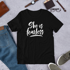 She is Fearless - Cotton T-Shirt