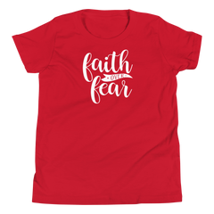 Faith over Fear - Youth Short Sleeve T-Shirt