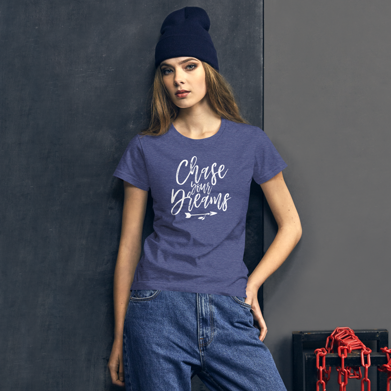 Chase Your Dreams - Women's Cotton T-Shirt