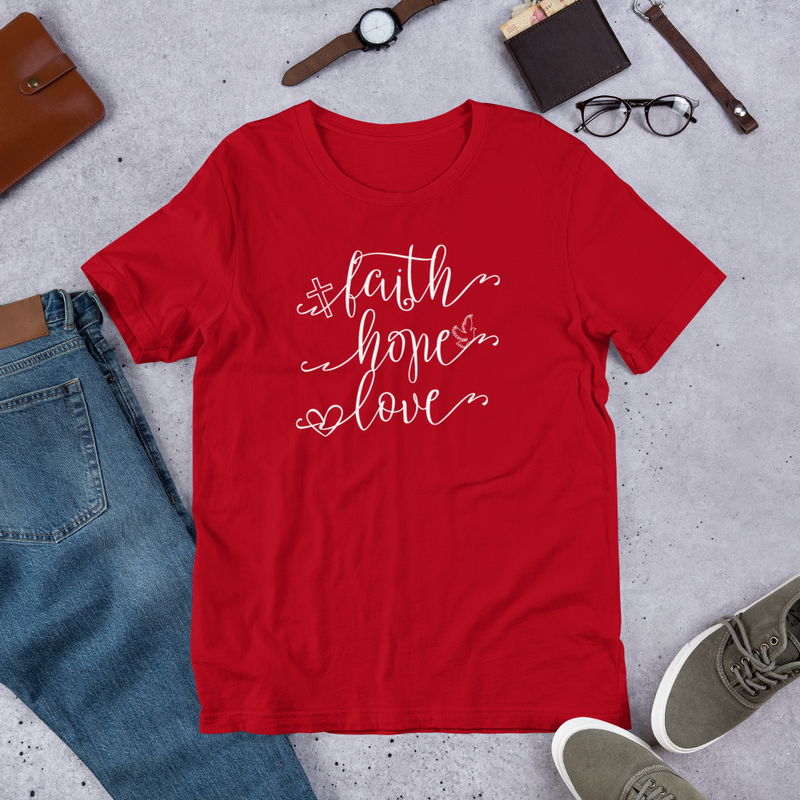 Faith Hope Love - Cotton T-Shirt