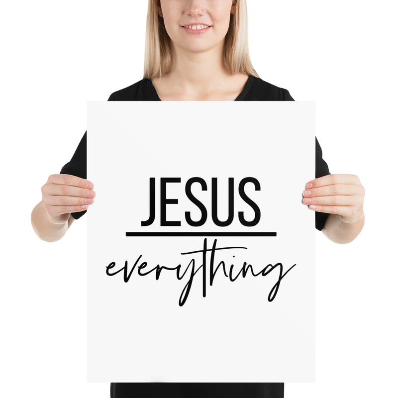 Jesus Everything - Poster
