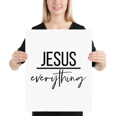Jesus Everything - Poster