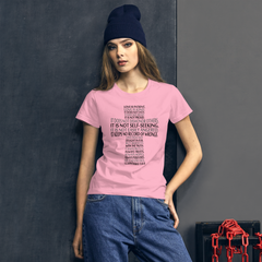 Love Is Patient - Cross - Women's Cotton T-Shirt