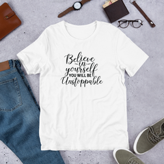 Believe In Yourself - Cotton T-Shirt
