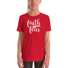 Faith over Fear - Youth Short Sleeve T-Shirt