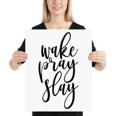 Wake Pray Slay - Poster
