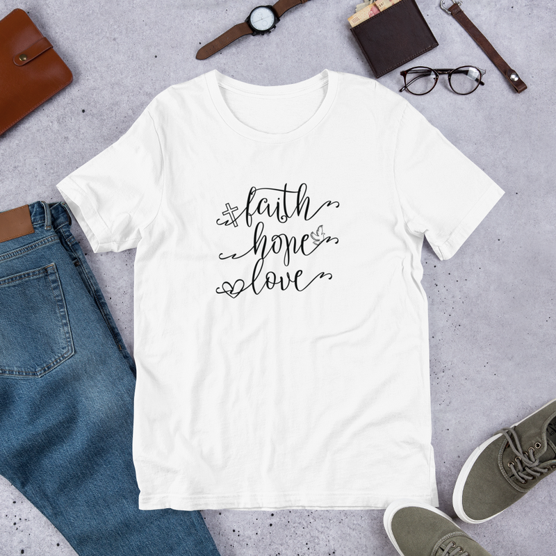Faith Hope Love - Cotton T-Shirt