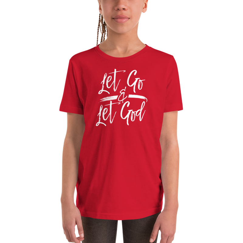 Let Go & Let God - Youth Short Sleeve T-Shirt