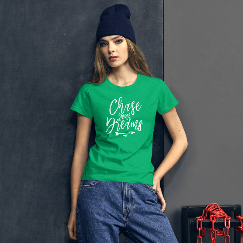 Chase Your Dreams - Women's Cotton T-Shirt