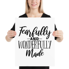 Fearfully and Wonderfully Made - Poster