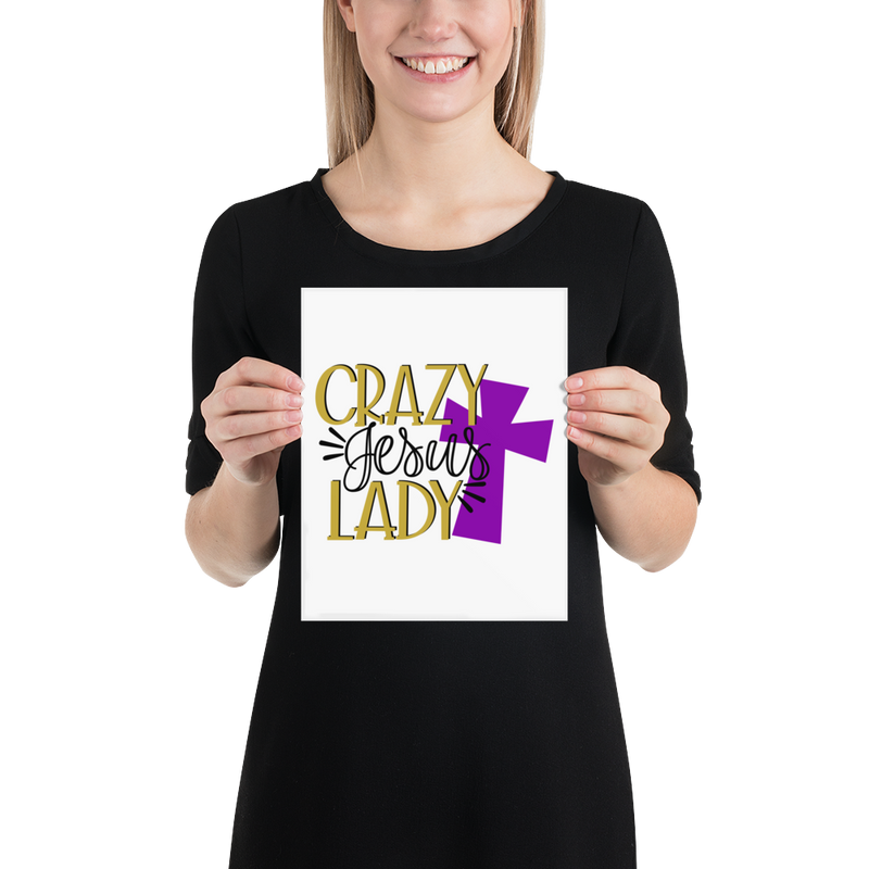 Crazy Jesus Lady - Poster