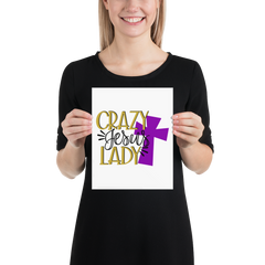 Crazy Jesus Lady - Poster