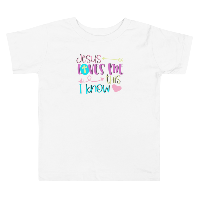 Jesus Loves Me This I Know - Toddler Short Sleeve Tee