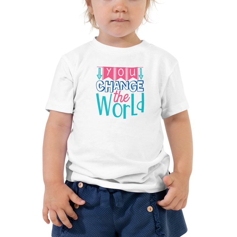 You Change the World - Toddler Short Sleeve Tee