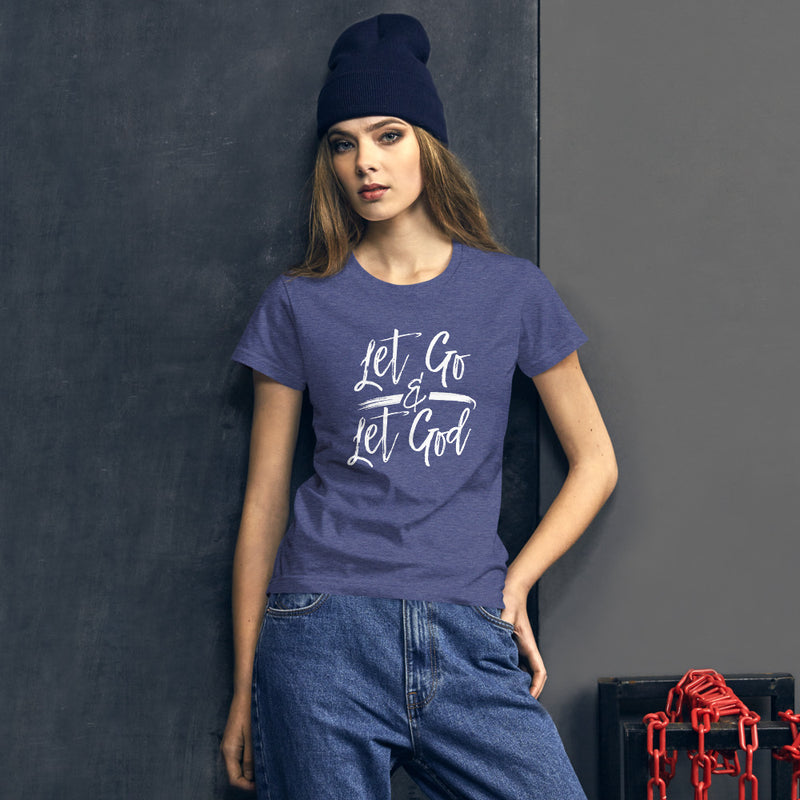 Let Go & Let God - Women's Cotton T-Shirt