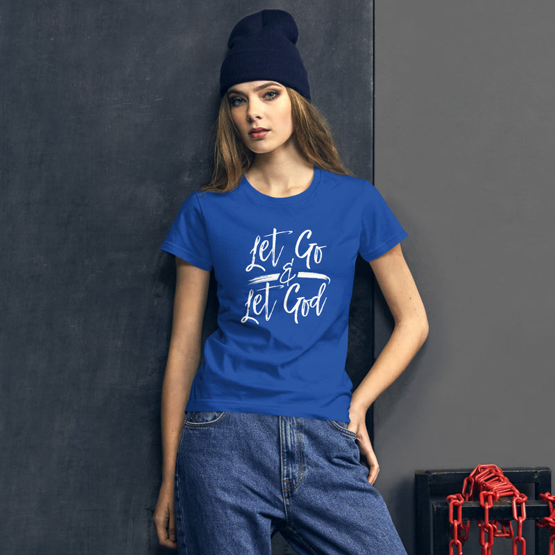 Let Go & Let God - Women's Cotton T-Shirt