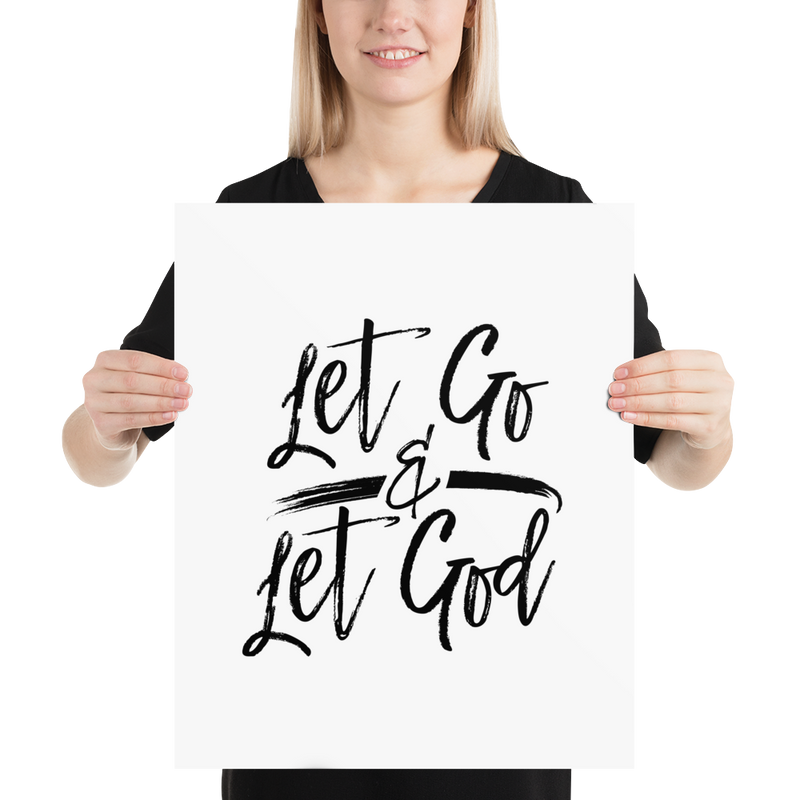 Let Go & Let God - Poster