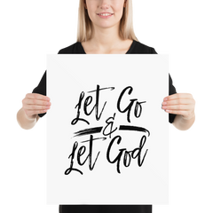 Let Go & Let God - Poster