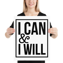 I Can & I Will - Poster