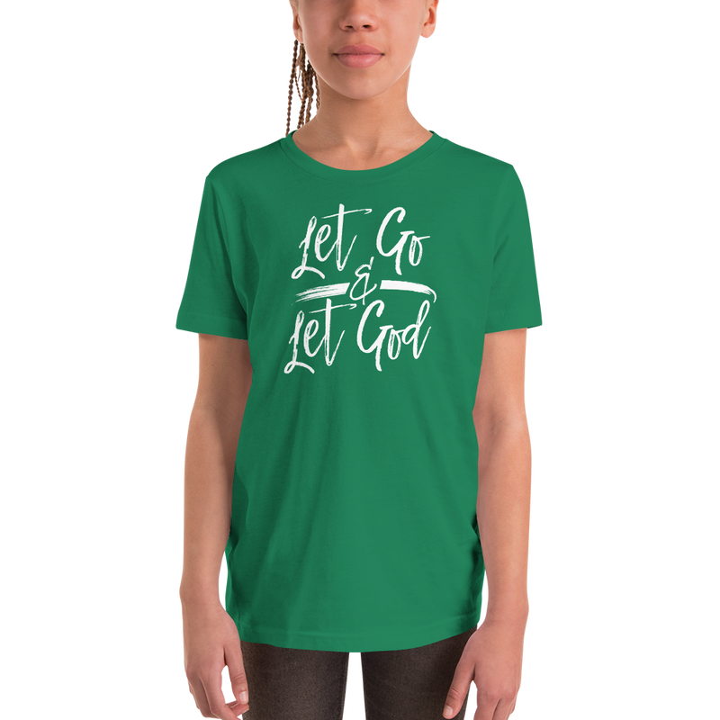 Let Go & Let God - Youth Short Sleeve T-Shirt