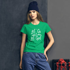 Let Go & Let God - Women's Cotton T-Shirt