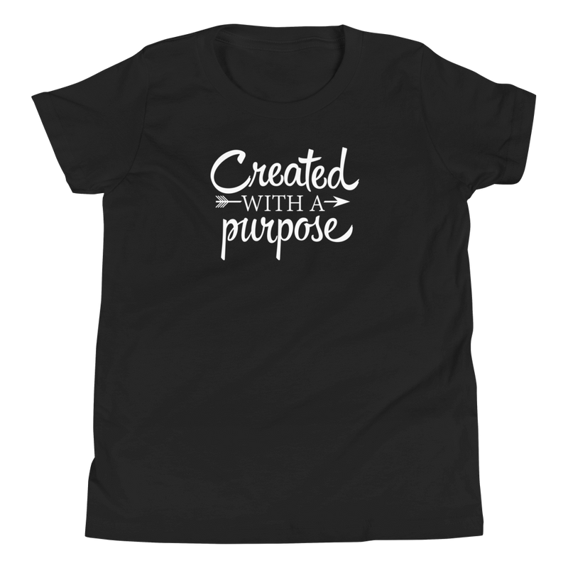 Created with a Purpose - Youth Short Sleeve T-Shirt