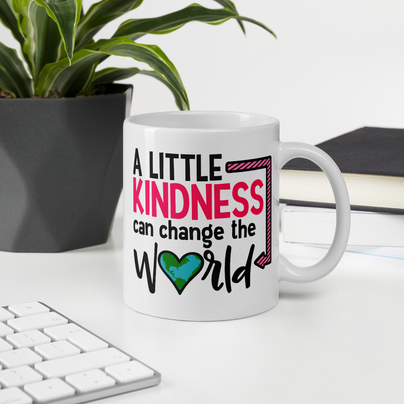 A Little Kindness Can Change the World - Pink - Coffee Mug