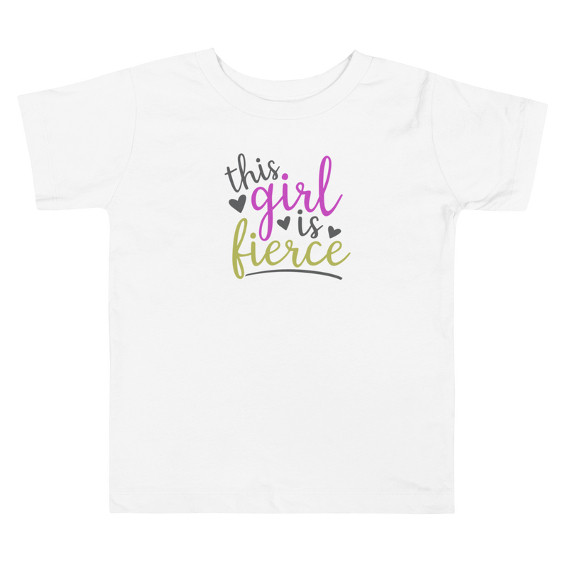 This Girl Is Fierce - Toddler Short Sleeve Tee