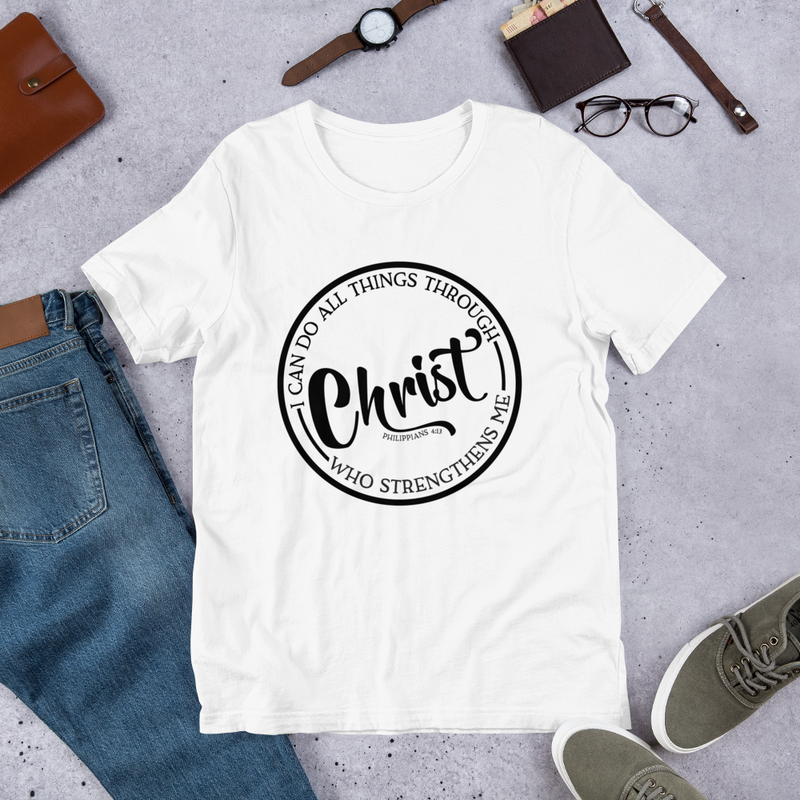 I Can Do All Things Through Christ - Cotton T-Shirt