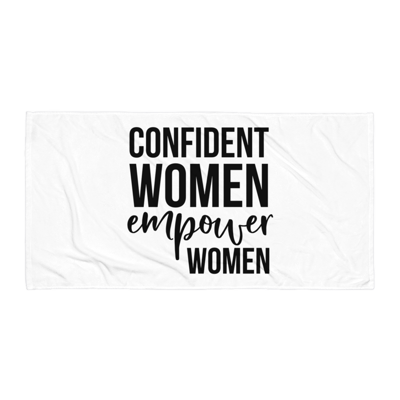 Confident Women Empower Women - Beach Towel