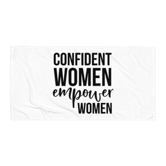 Confident Women Empower Women - Beach Towel