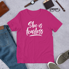 She is Fearless - Cotton T-Shirt