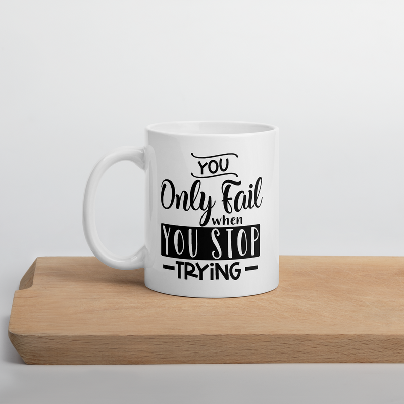 Stay Focused & Never Give Up - Coffee Mug