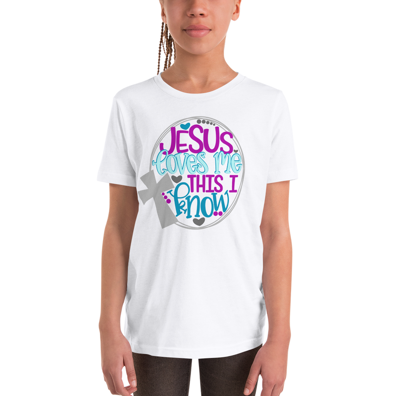 Jesus Loves Me This I Know - Youth Short Sleeve T-Shirt