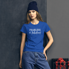 Fearless & Fabulous - Women's Cotton T-Shirt