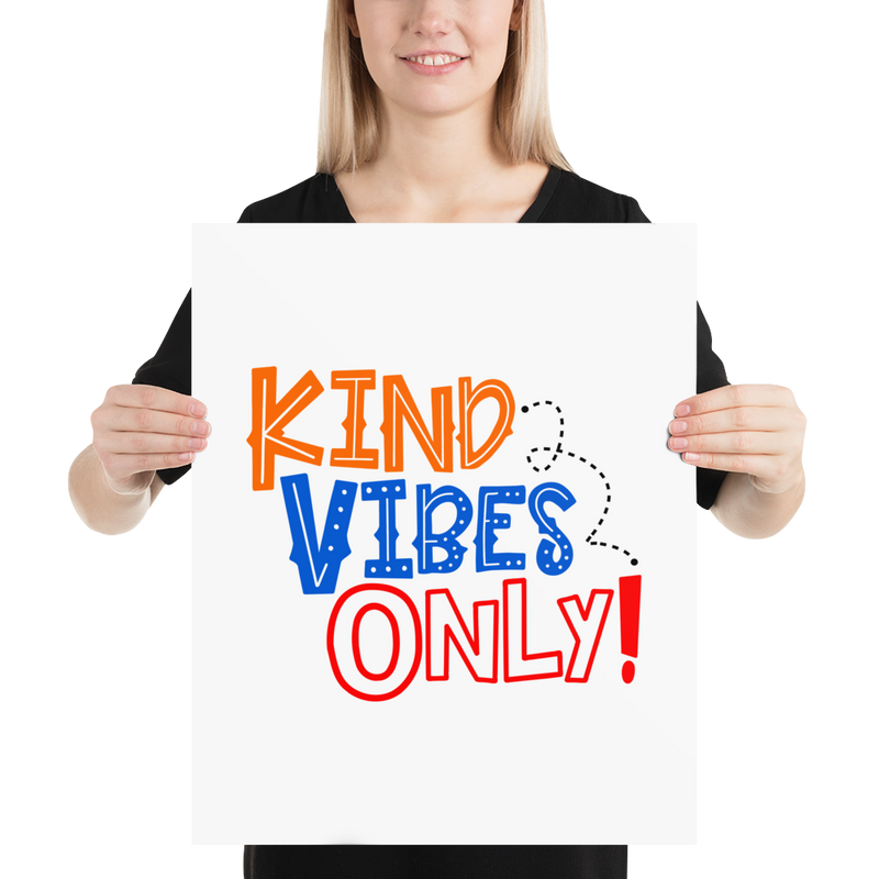 Kind Vibes Only - Poster