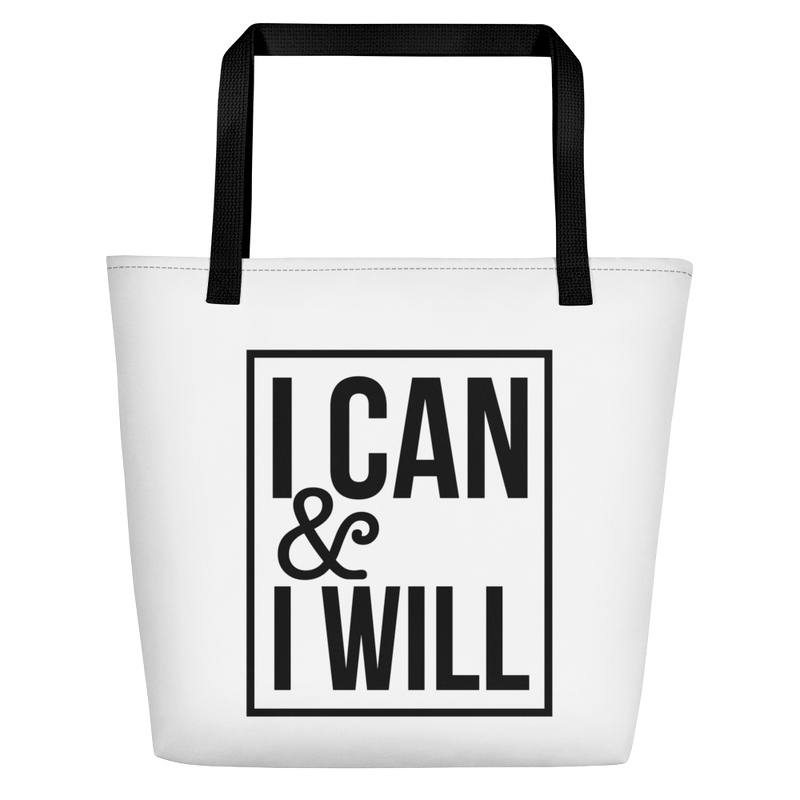 I Can and I Will - Beach Bag