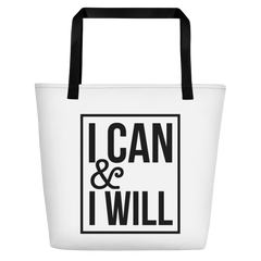 I Can and I Will - Beach Bag