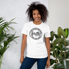 Faith - It Doesn't Make Things Easier - Cotton T-Shirt