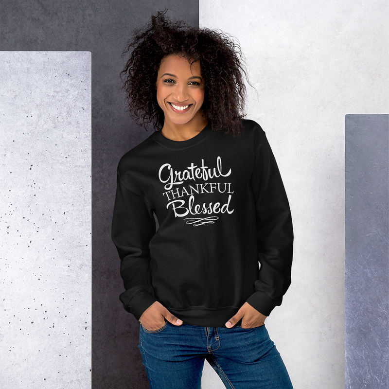 Grateful Thankful Blessed - Sweatshirt