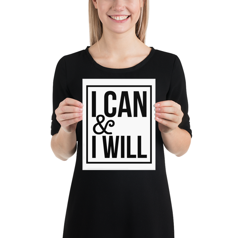 I Can & I Will - Poster