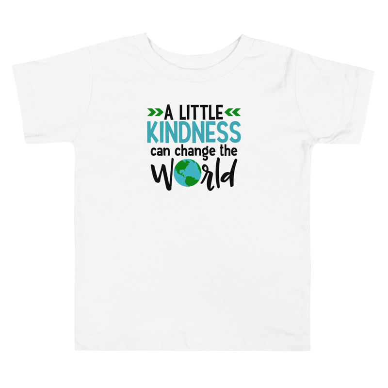 A Little Kindness Can Change the World - Blue - Toddler Short Sleeve Tee