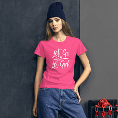 Let Go & Let God - Women's Cotton T-Shirt