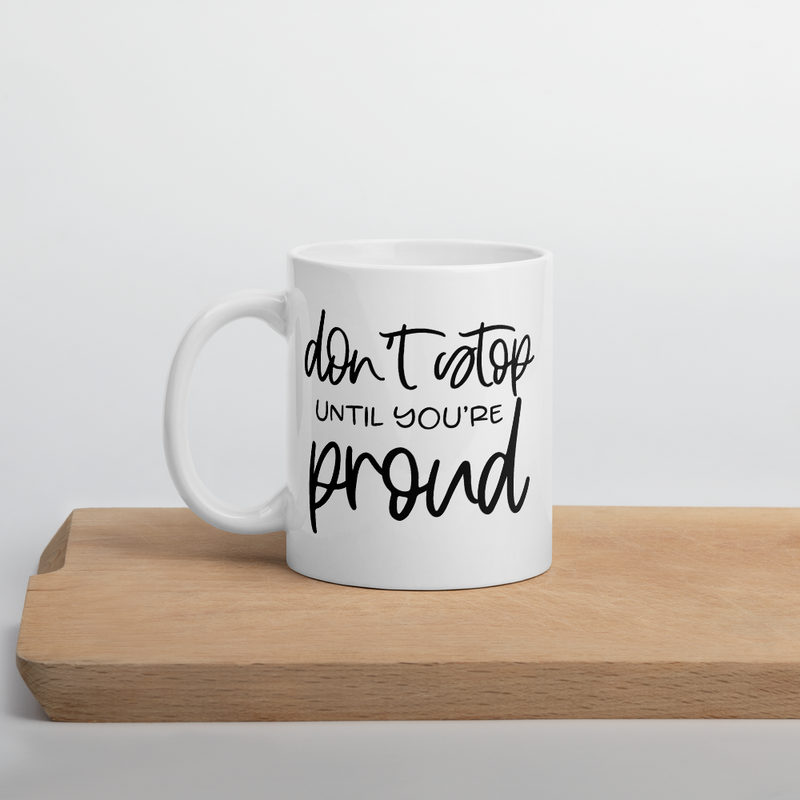 Stay Focused & Never Give Up - Coffee Mug