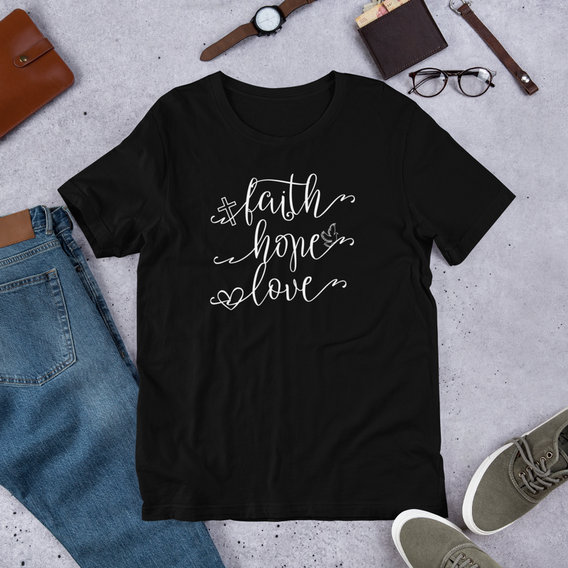 Faith Hope Love - Cotton T-Shirt
