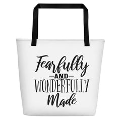 Fearfully and Wonderfully Made - Beach Bag