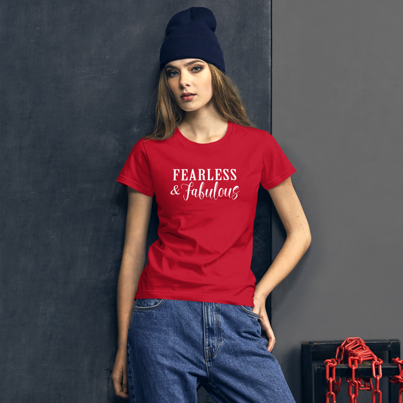 Fearless & Fabulous - Women's Cotton T-Shirt