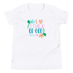 I Am a Child of God - Youth Short Sleeve T-Shirt